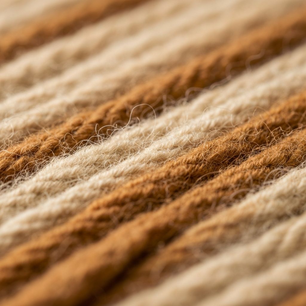 Artesanía detallada de fibra de vicuña